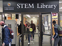 STEM Library Entrance