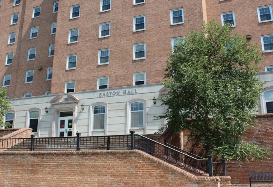 exterior of Easton Hall