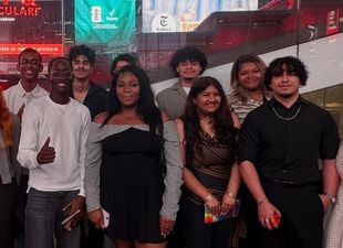 group of students smiling