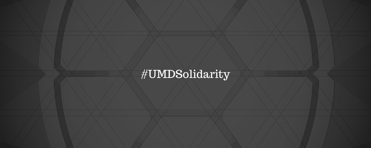 #umdsolidarity shell background