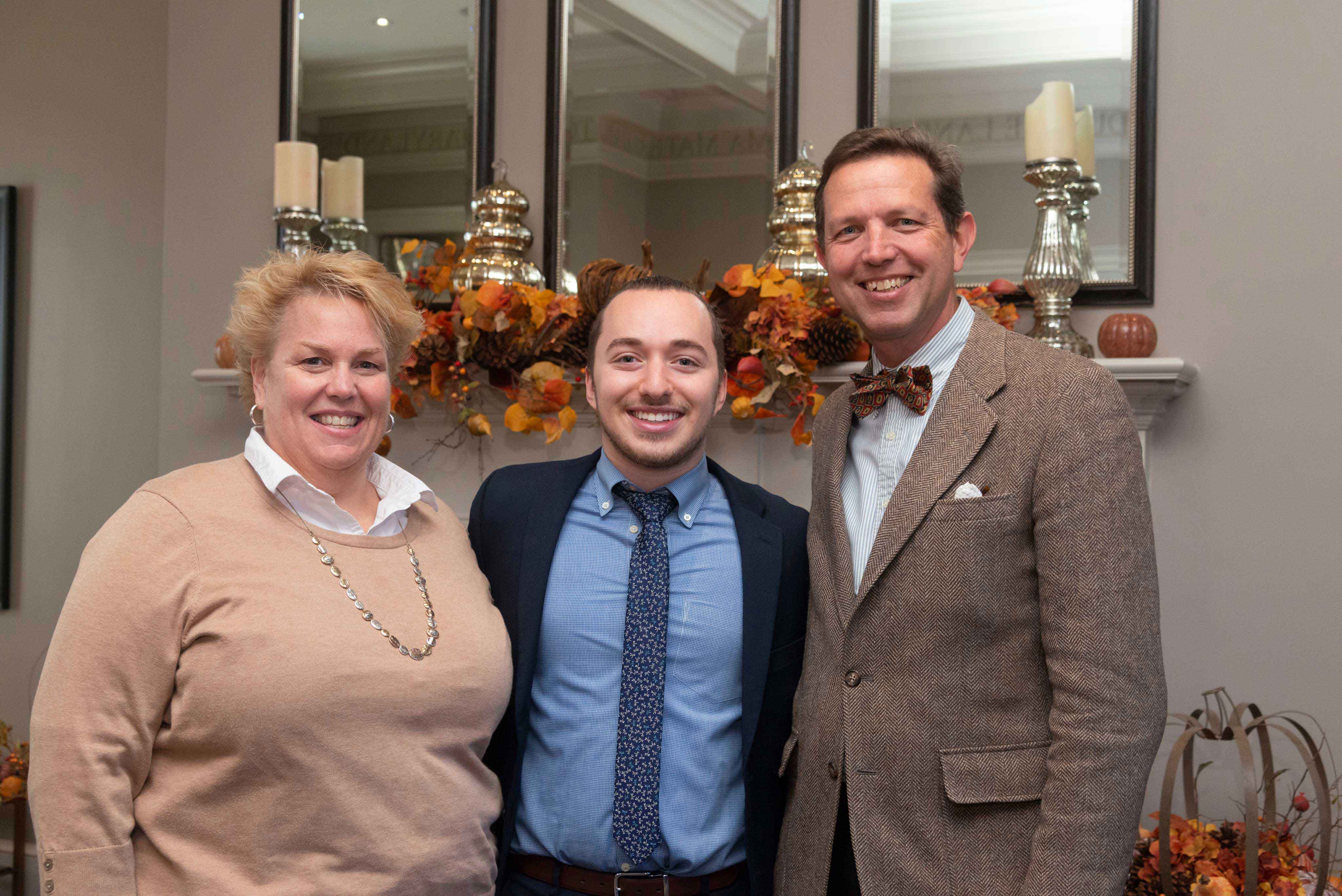 Scholar Doron-Tadmore with mentors Shelley Jackson and Joseph Bailey