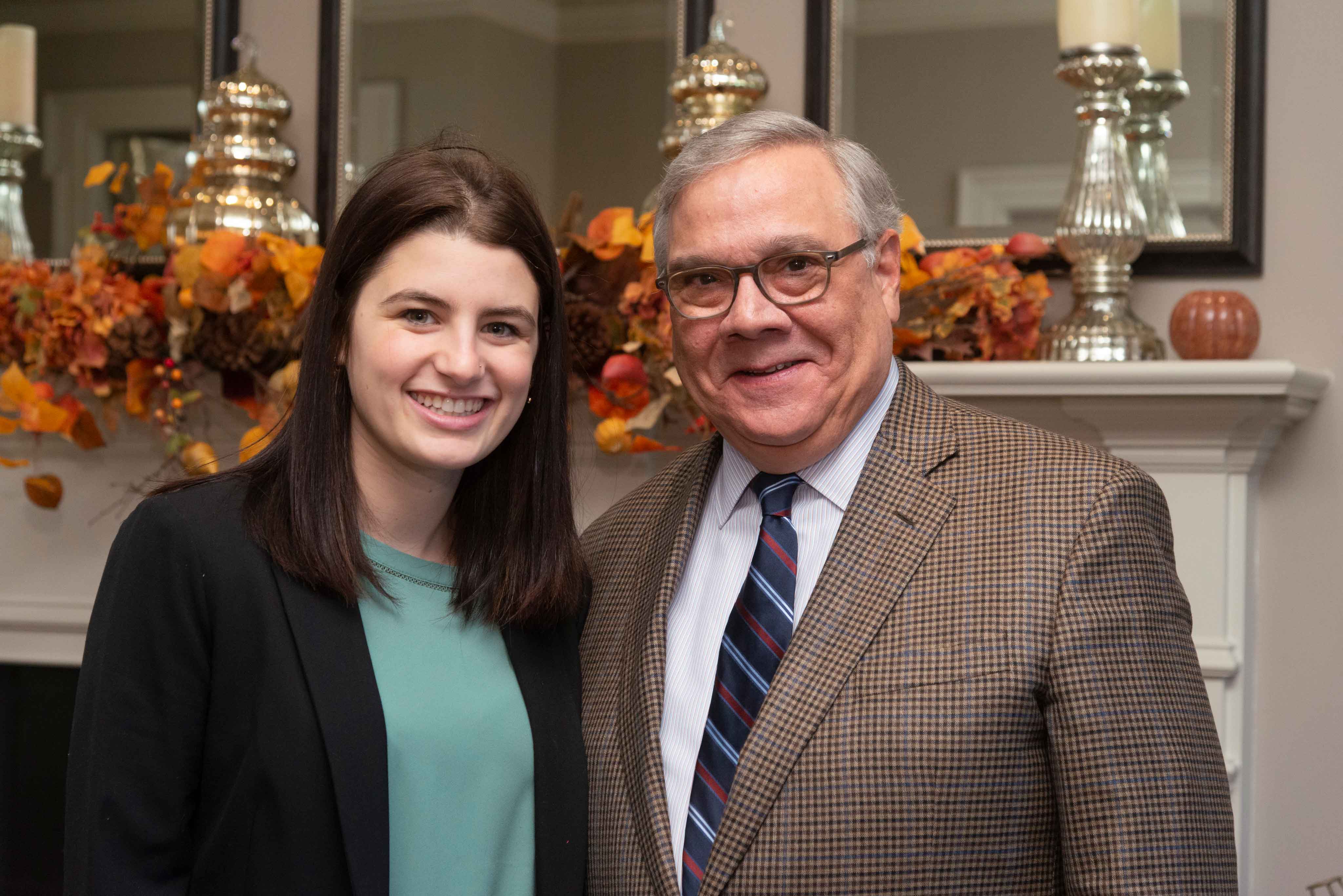 Scholar Sari Lerner with Scott Culclasure