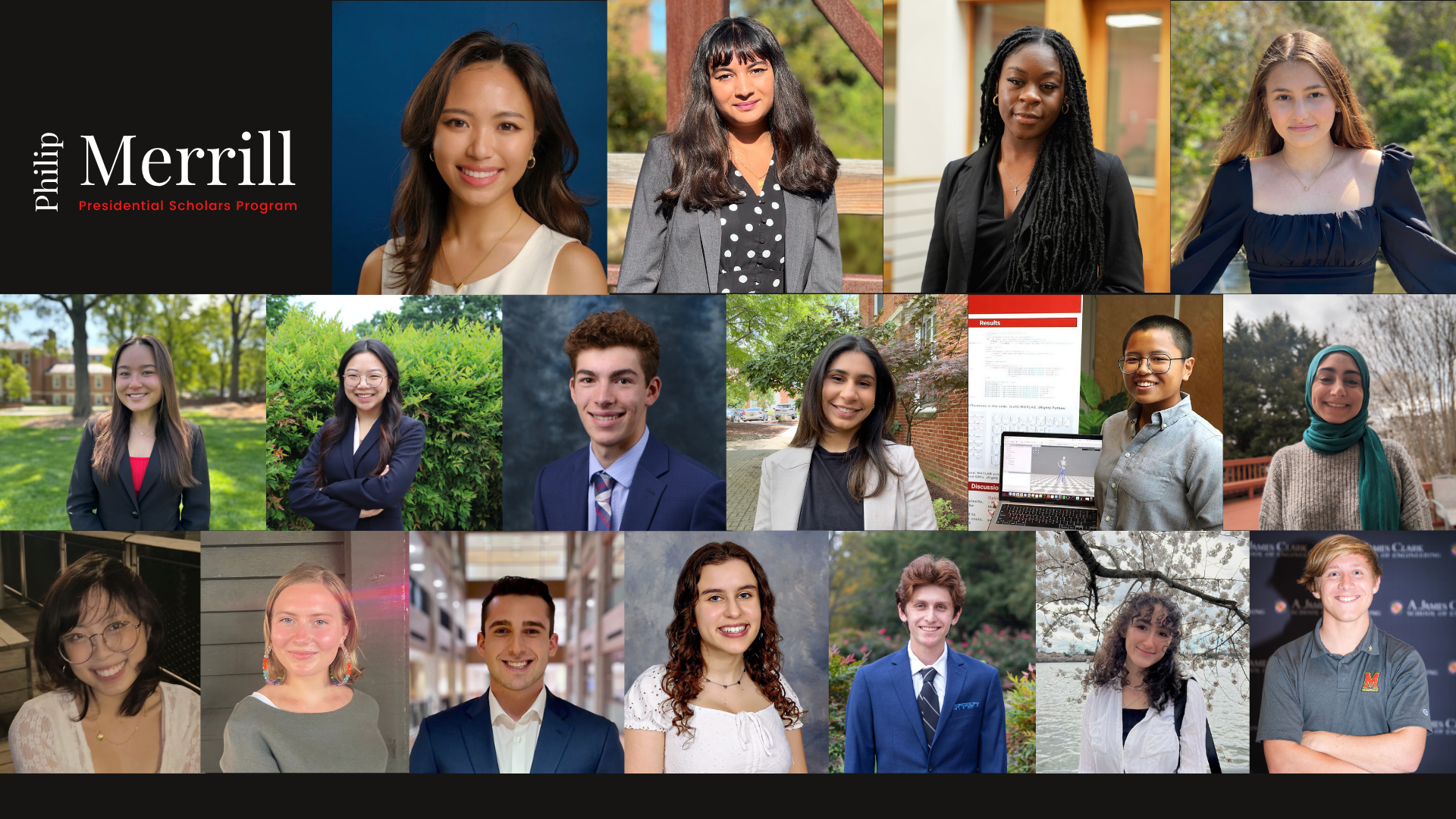 2024 Merrill Scholars Collage