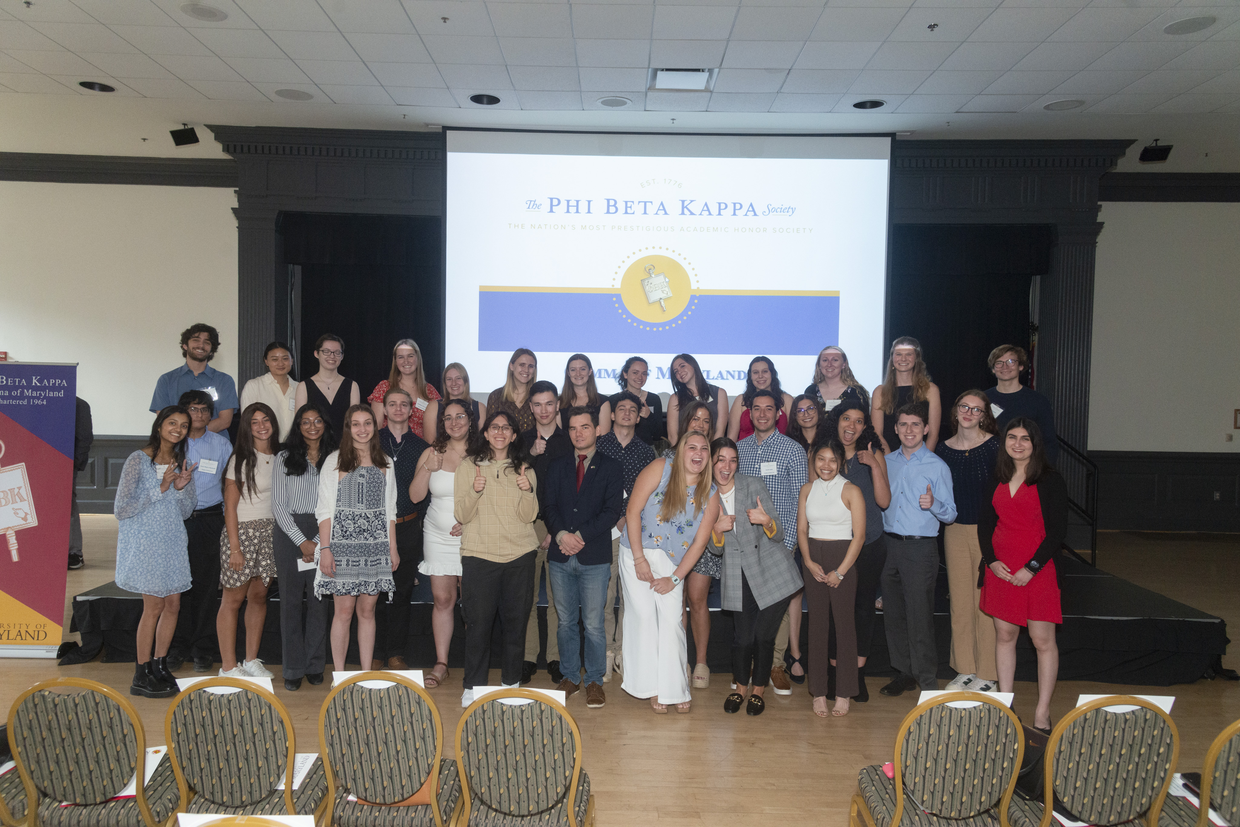 2023 University of Maryland Phi Beta Kappa inductees